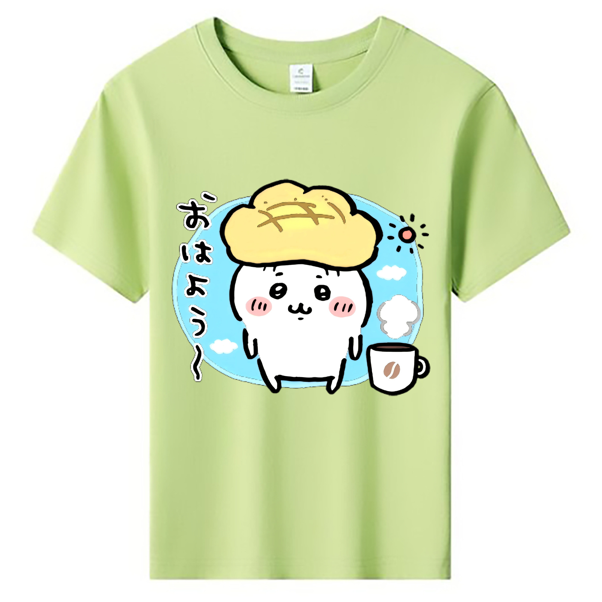 （画像用） ちいかわ ちいかわ Chii-kawa chiikawa 綿100％キッズTシャツ（フロントプリント）